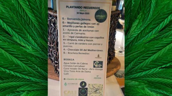 Una noche para el recuerdo: experiencia gastronómica con CBD en El Olivar