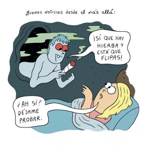 Desde el más allá