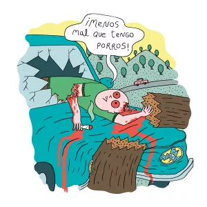 Menos mal que tengo porros. Jorge Parras