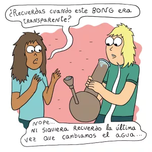 Limpia el bong