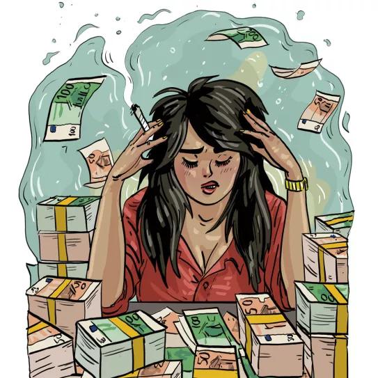 Ilustración: mi vida con un fumeta