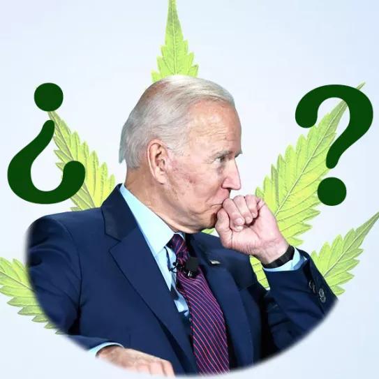 La Secretaria de Prensa de la Casa Blanca no dice si Biden firmaría la legalización del cannabis