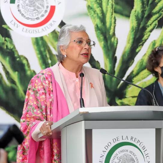 La presidenta del Senado mexicano dice que es momento de regular el cannabis
