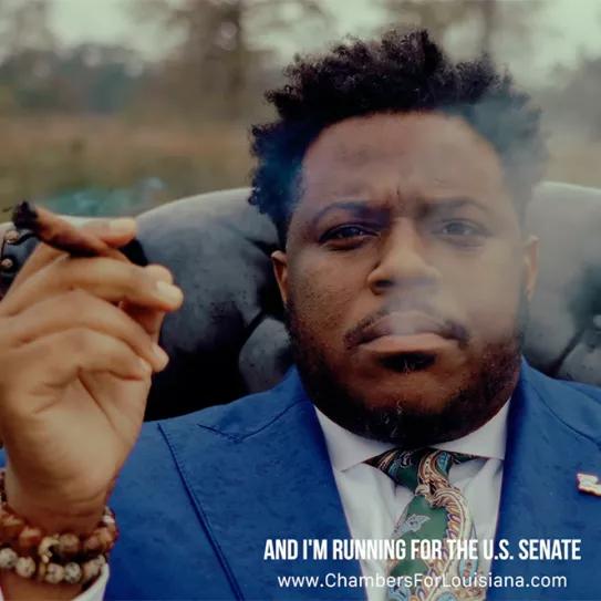 Un candidato a senador en EE UU se fuma un blunt de marihuana en un vídeo contra la prohibición