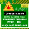 Luz Verde convoca a una manifestación cannábica frente al Ayuntamiento de Barcelona