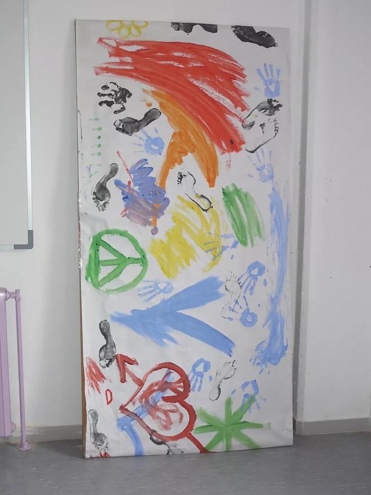 Obra realizada por presas durante talleres de arteterapia