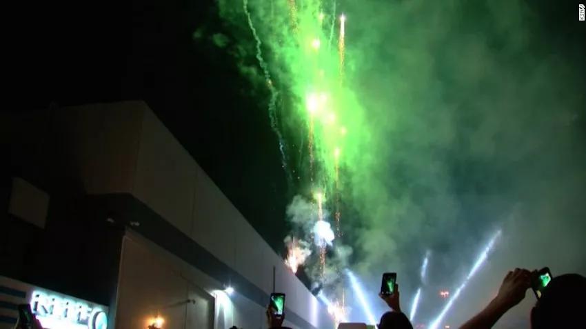 Las vegas fireworks