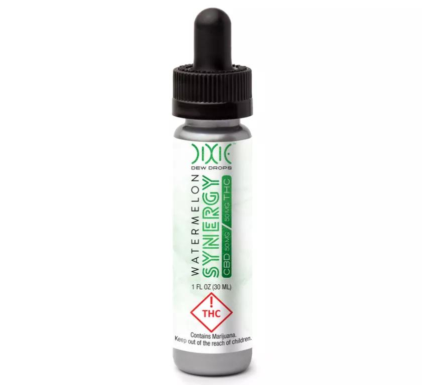 Watermelon Synergy Dew Drops de Dixie Elixirs: Tintura para darle sabor a lo que consideres. Recuerda que no son hiposolubres.