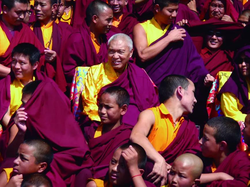 Lamas tibetanos