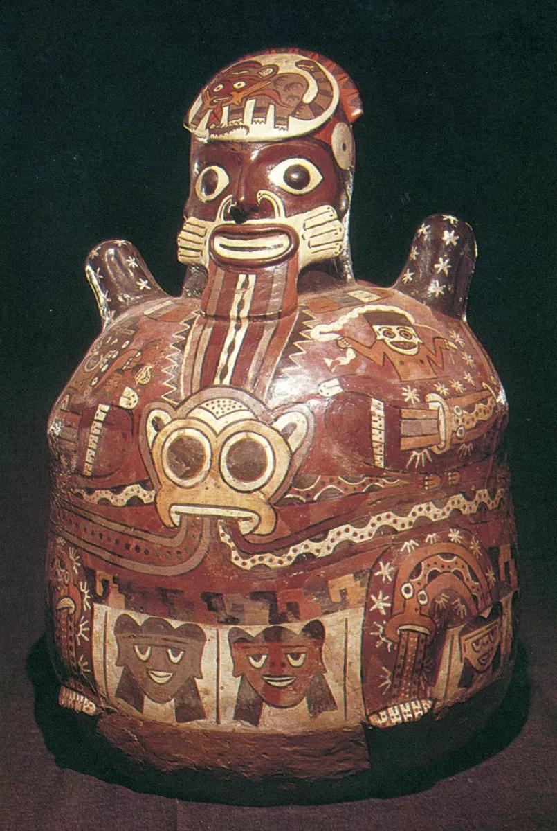 Vaso policromado
