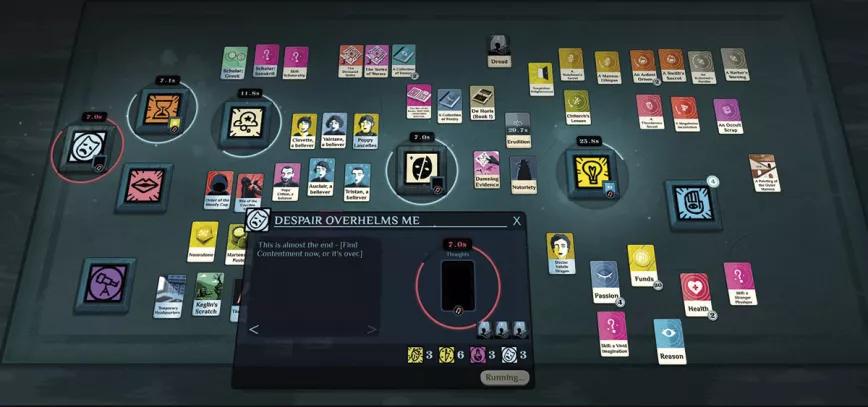 ‘Cultist Simulator’ (Weather Factory, 2018) 