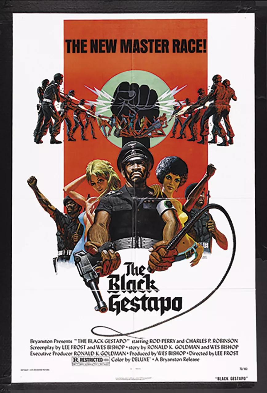 Cartel de la película Black Gestapo.