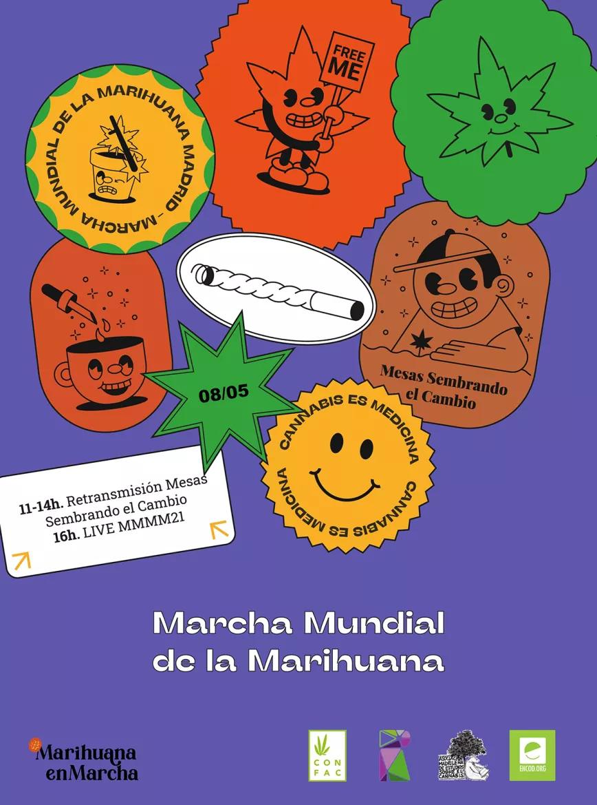 La Marcha Mundial de la Marihuana pide la regulación y la derogación de la Ley Mordaza