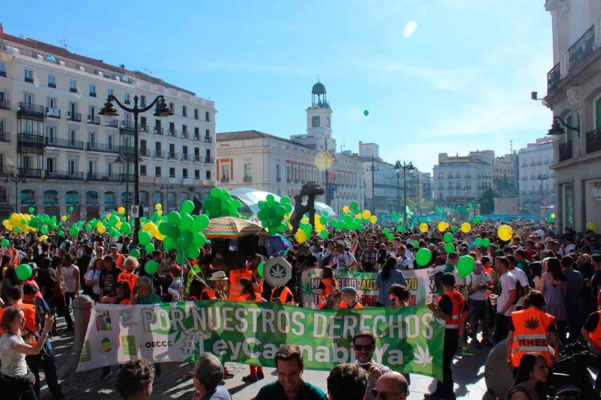 La marihuana toma las calles de Madrid 