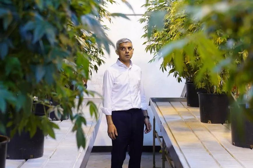 El alcalde de Londres, Sadiq Khan.