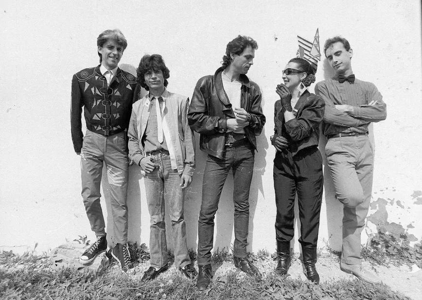 1984 con Raimundo, Martirio, Jesus Ortíz Foto de Pablo Juliá