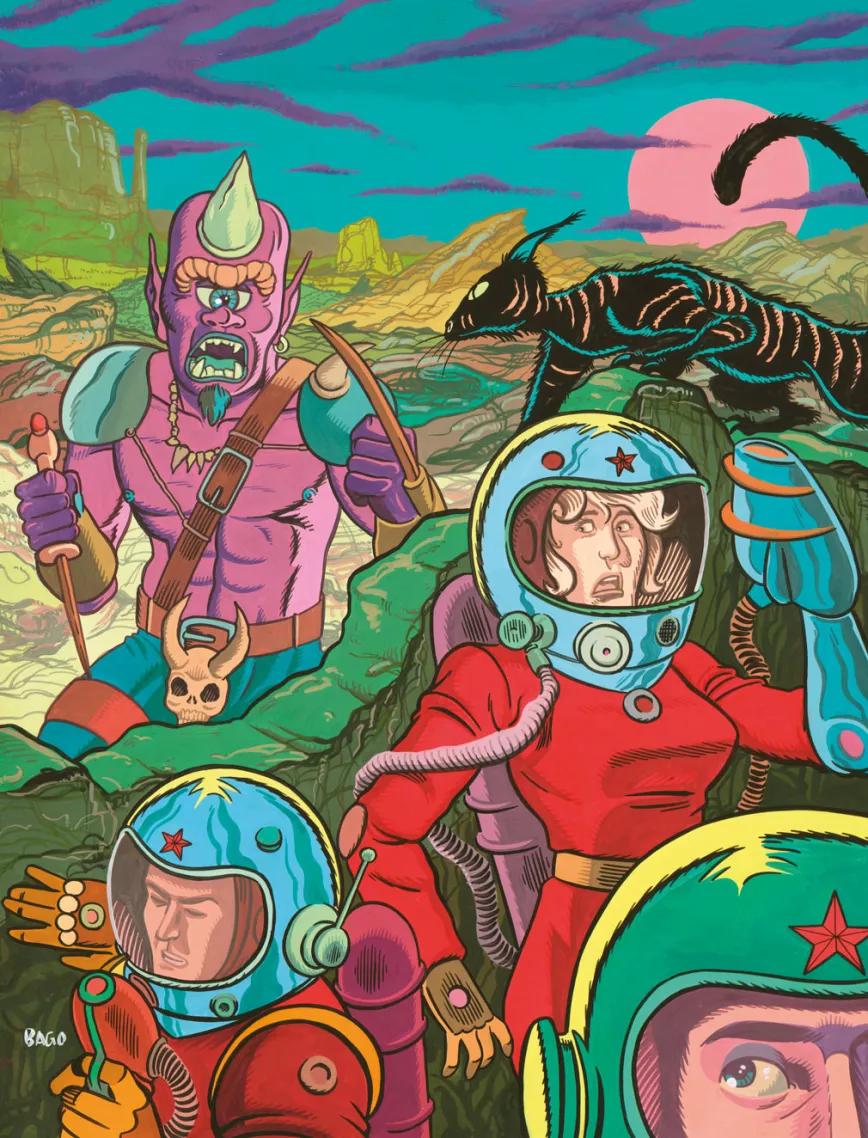 Adrián Bago, el dandi rojo del cómic ‘underground’
