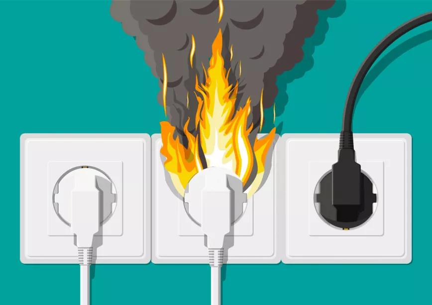 Protección eléctrica de un interior