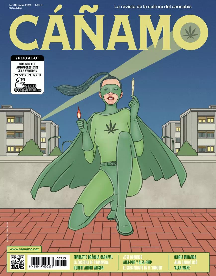 Revista Cáñamo 313 Portada de David Sánchez 