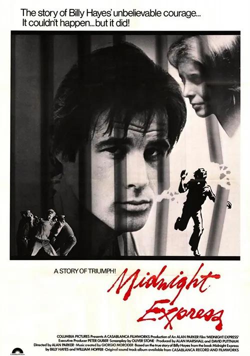 Cartel de El expreso de medianoche (Alan Parker, 1978)