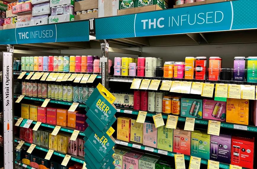 Bebidas con THC llegan a supermercados en EE UU