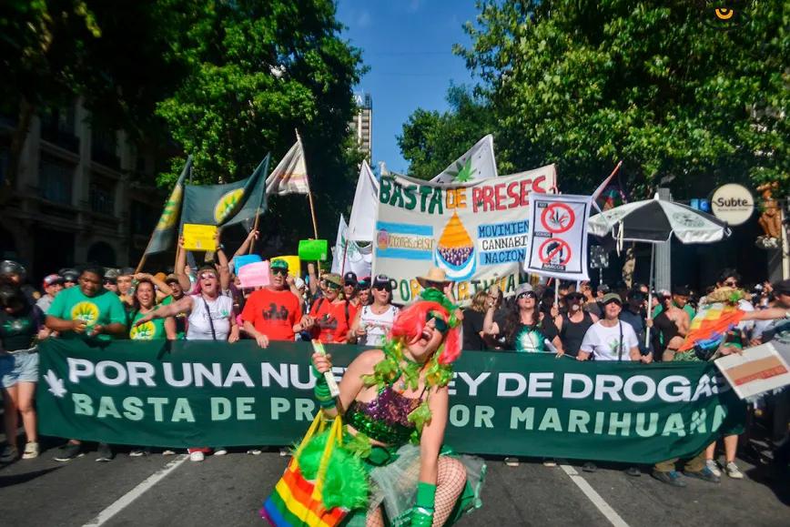 Marcha Nacional de la Marihuana en Argentina