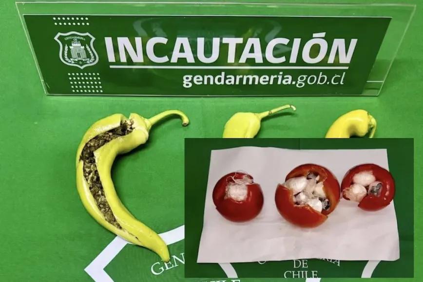 Entre tomates y a pelotazos: así se abastecen las cárceles chilenas con drogas