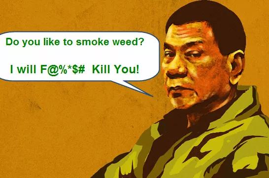 Duterte bromea con que tomó marihuana
