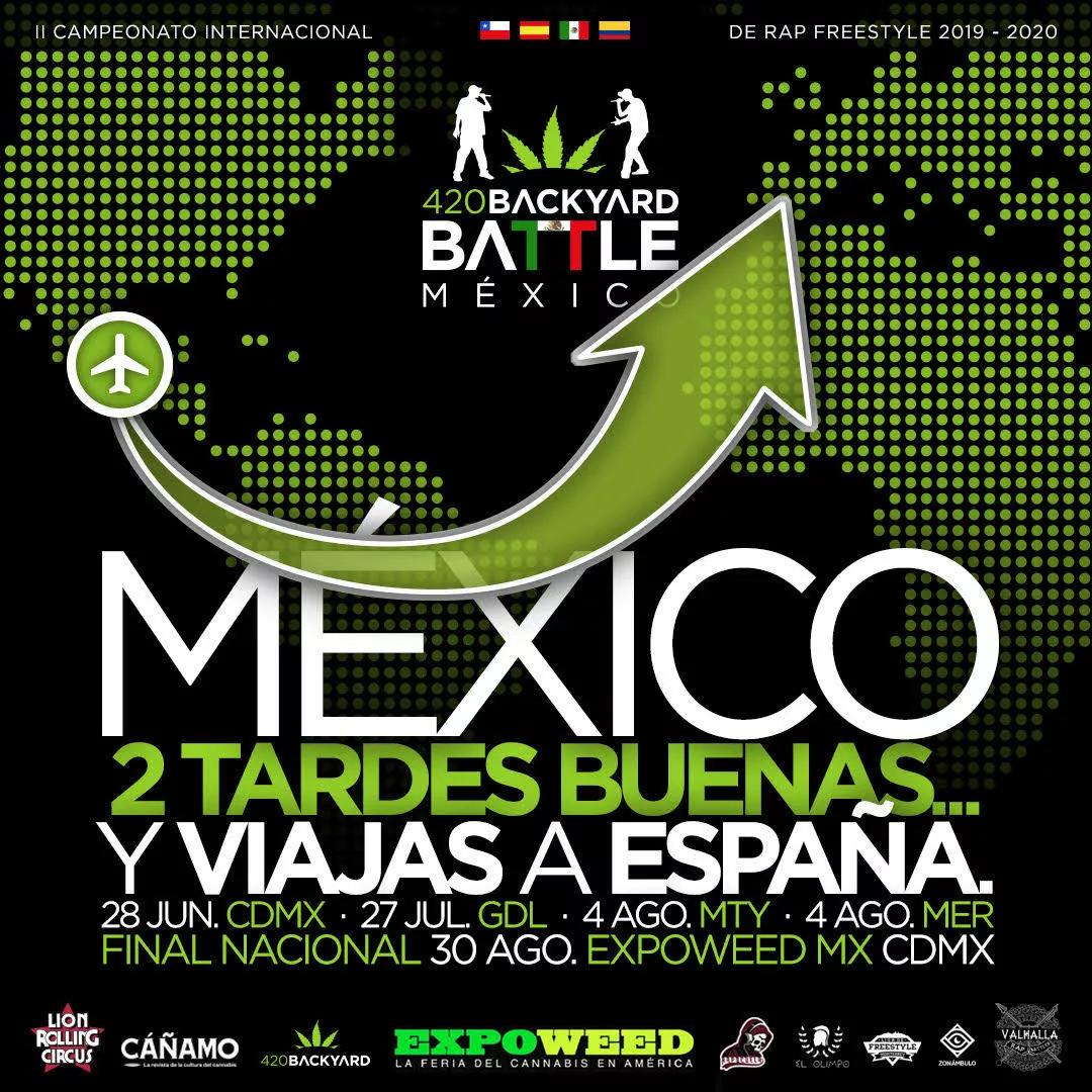 Habrá 420 Backyard Battle en la Expoweed de México