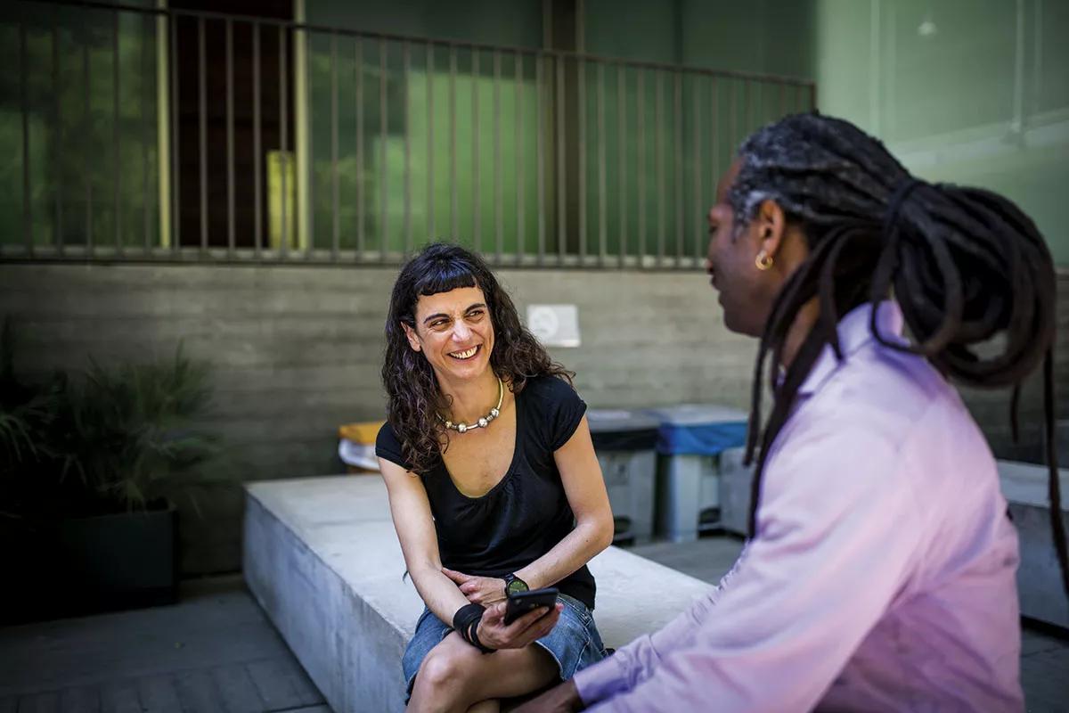 Núria Calzada y Carl Hart