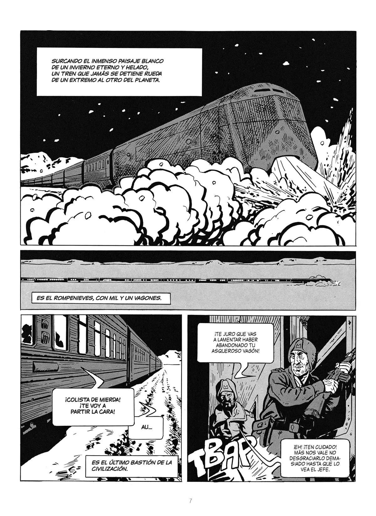 Rompenieves, cómic