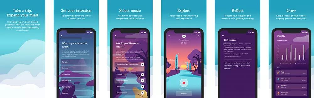 Una empresa lanza una app para utilizar durante viajes con psicodélicos