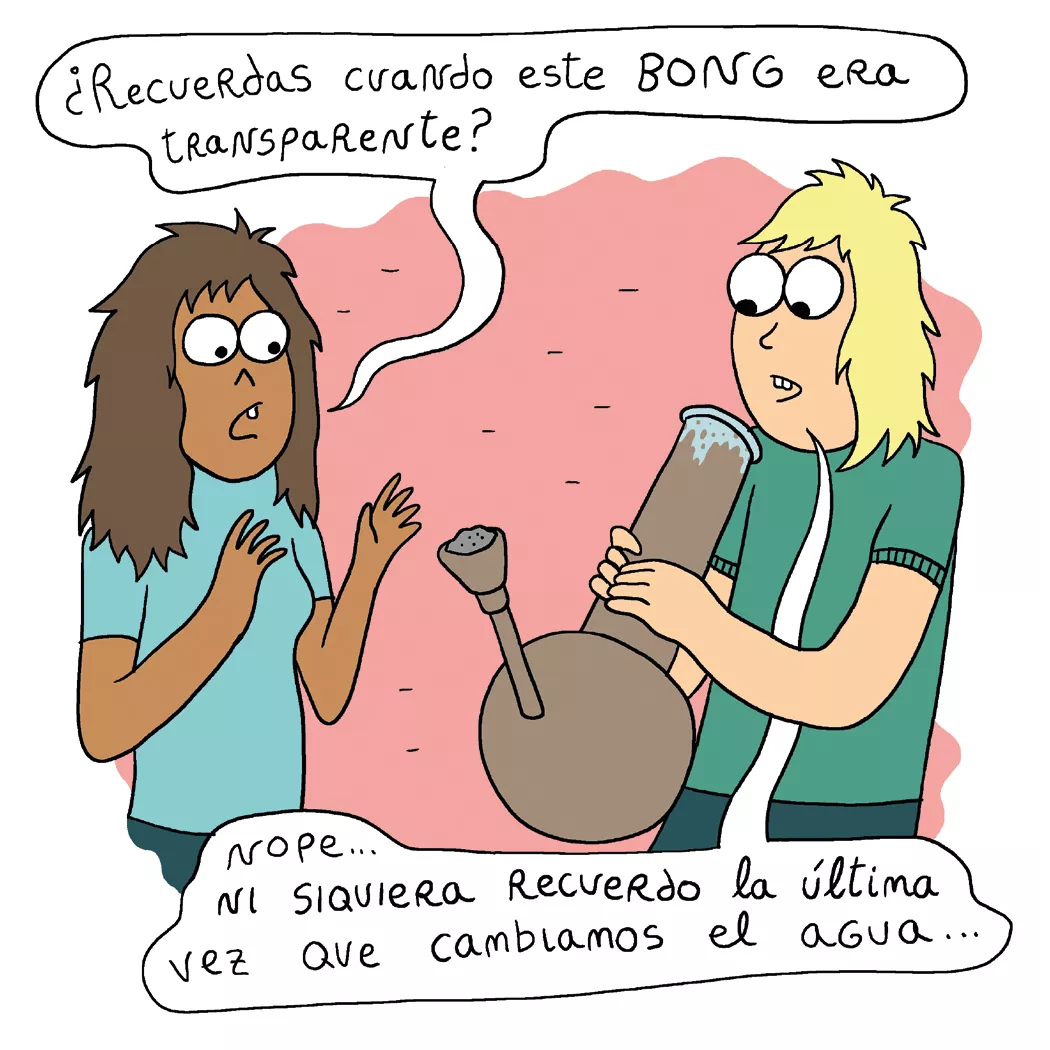 Limpia el bong