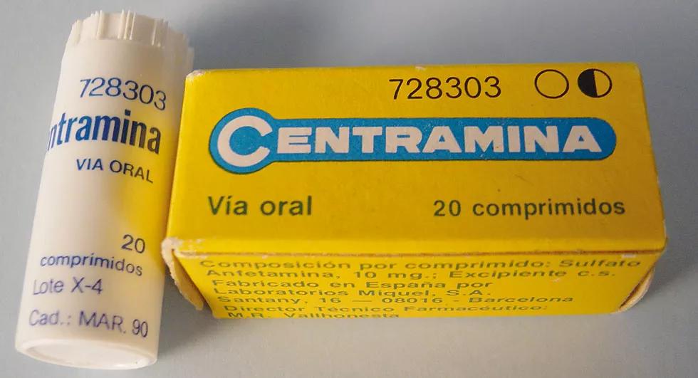 Centraminas, popular marca de anfetaminas, muy presentes en la dieta farmacológica de Ferlosio