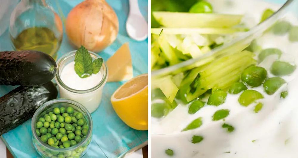 ‘Tzatziki’ de guisantes con menta y Mandanga #6