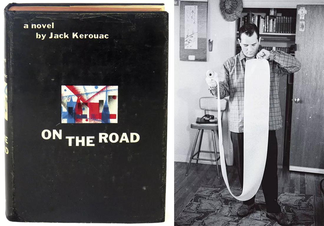 Cubierta original de la primera edición de On the Road (1957).
