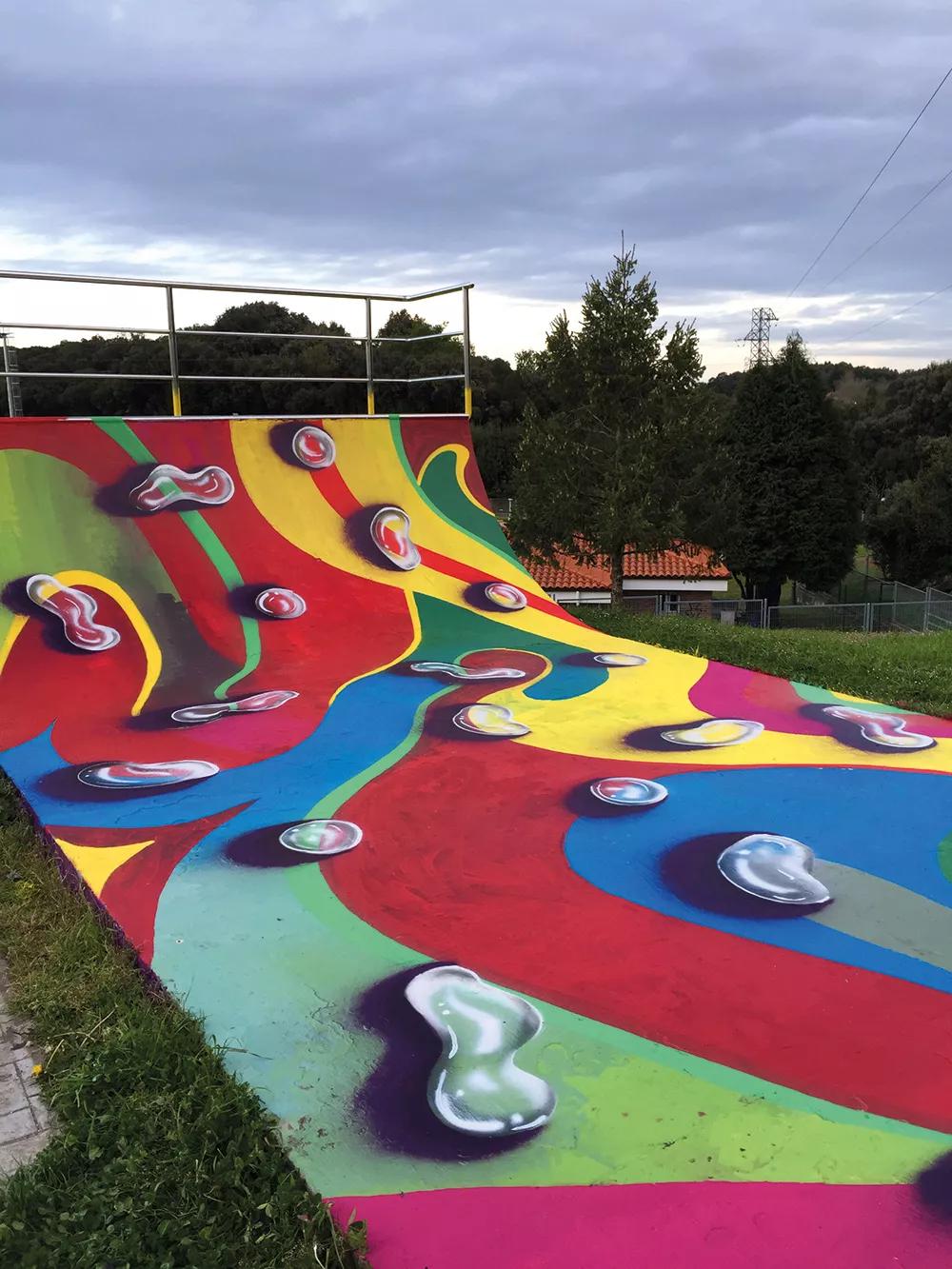 Rampa de skate en Liaño, Villaescusa, Cantabria (2019).
