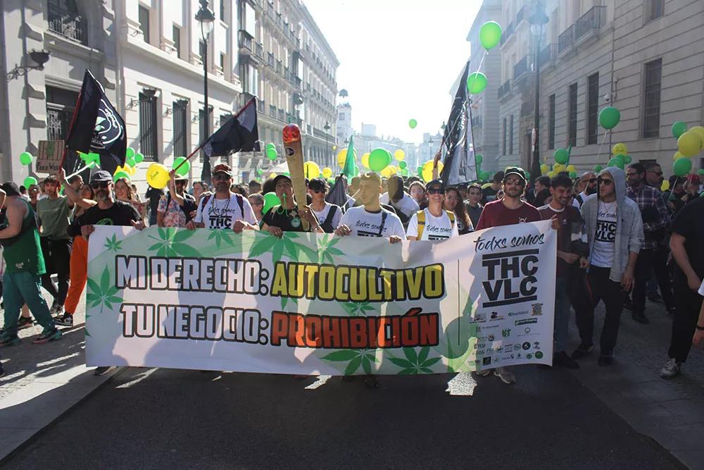25 años de marcha cannábica en Madrid