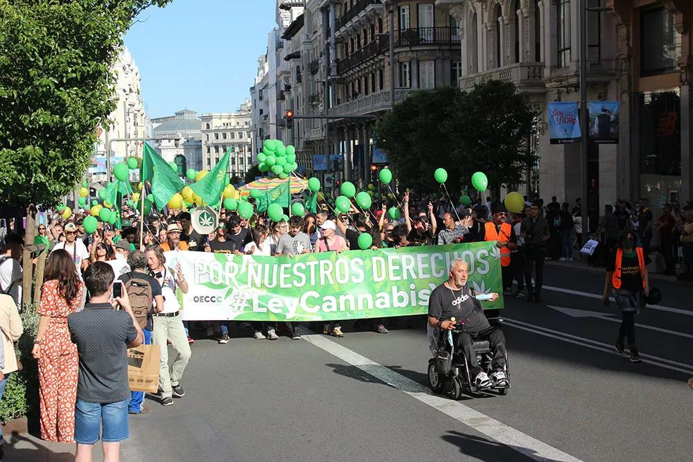 25 años de marcha cannábica en Madrid