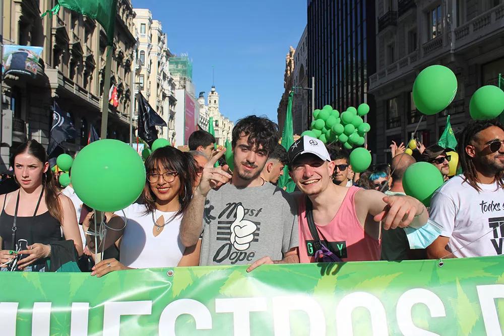25 años de marcha cannábica en Madrid