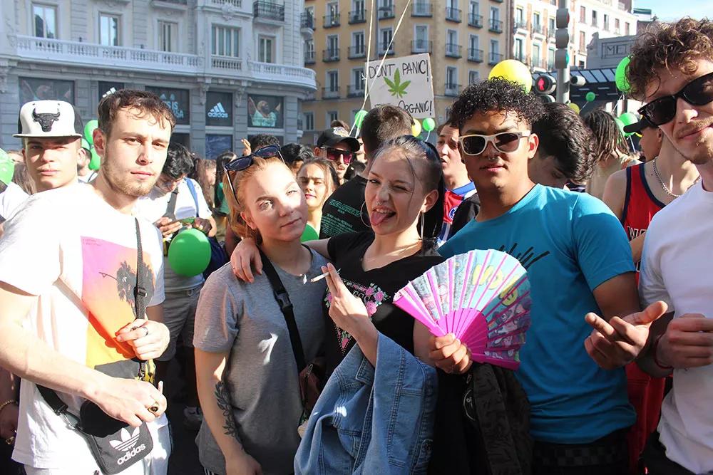 25 años de marcha cannábica en Madrid