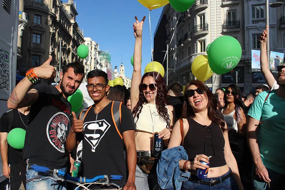 25 años de marcha cannábica en Madrid