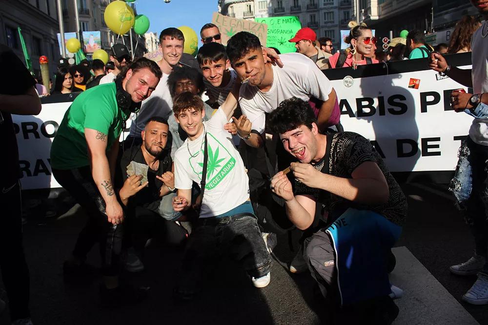 25 años de marcha cannábica en Madrid