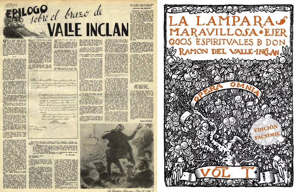 Un artículo de la época sobre la pérdida del brazo de Valle-Inclán