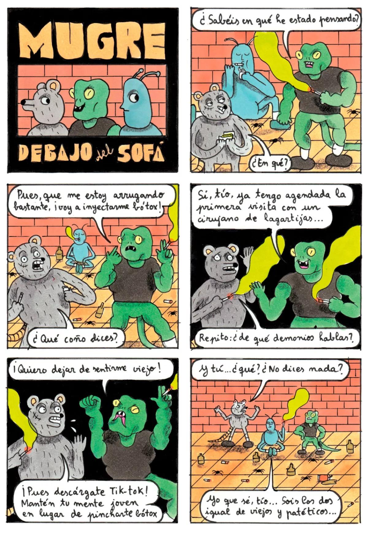 Mugre debajo del sofa 73