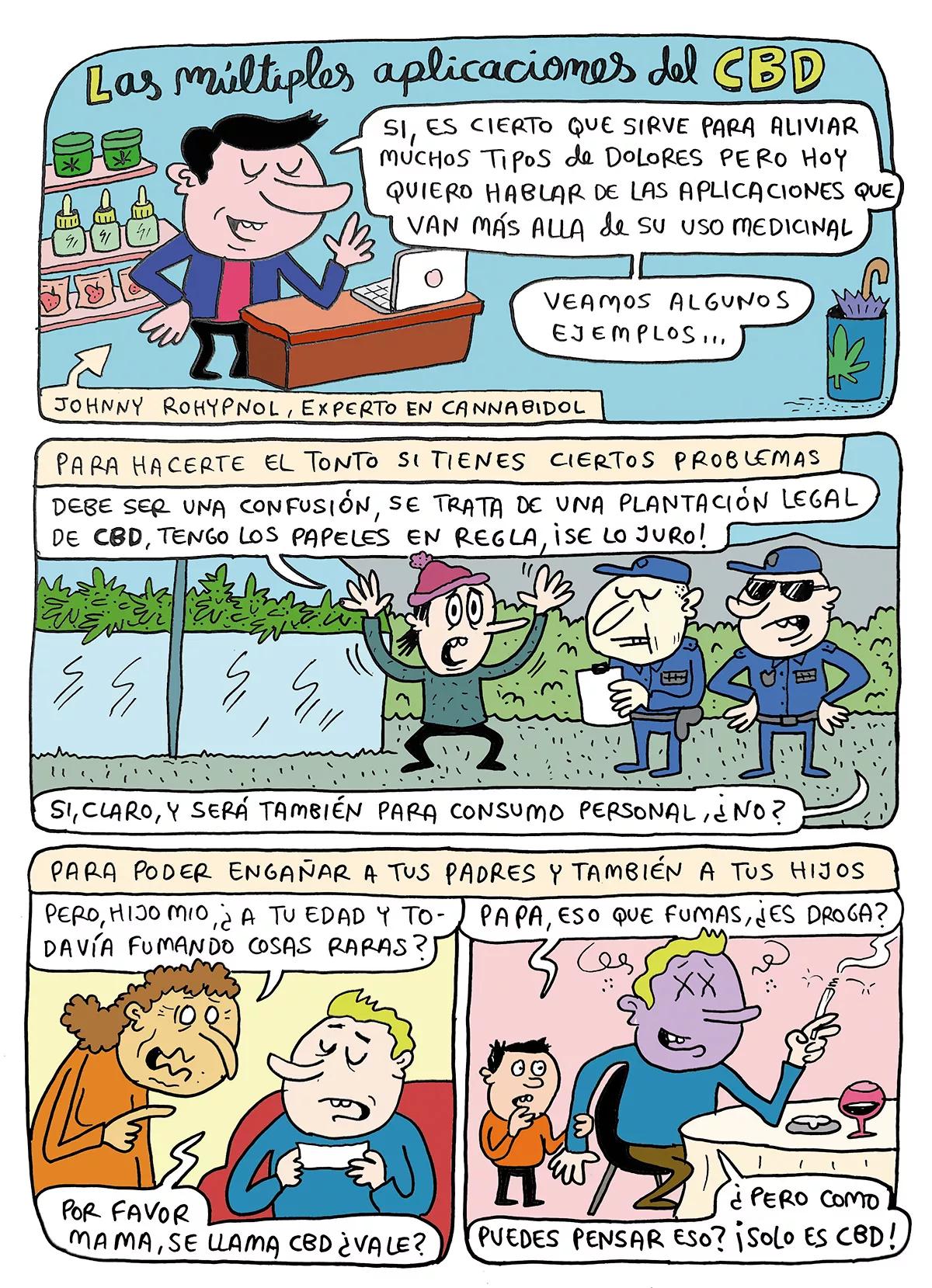 Las multiples aplicaciones el CBD Abarrots